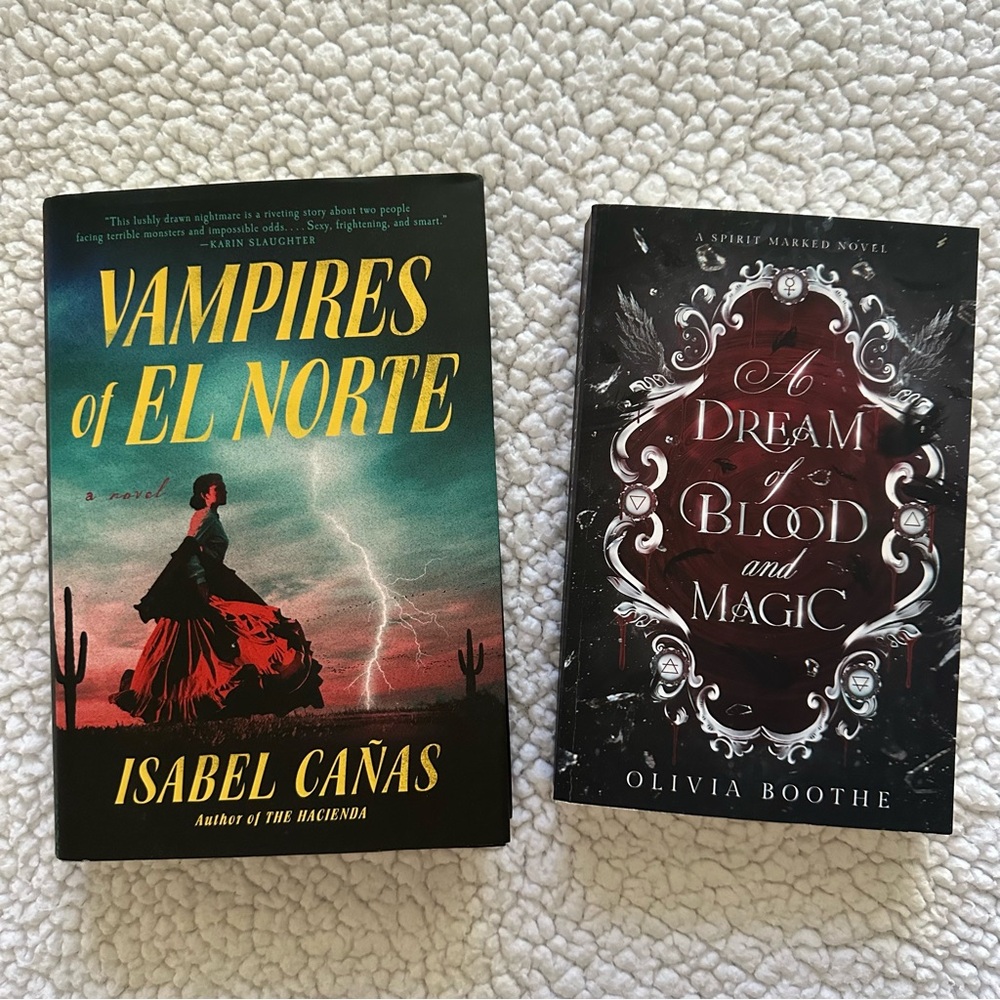 BOOKTOK bundle fantasy set Vampires of El Norte, A Dream of Blood and Magic book